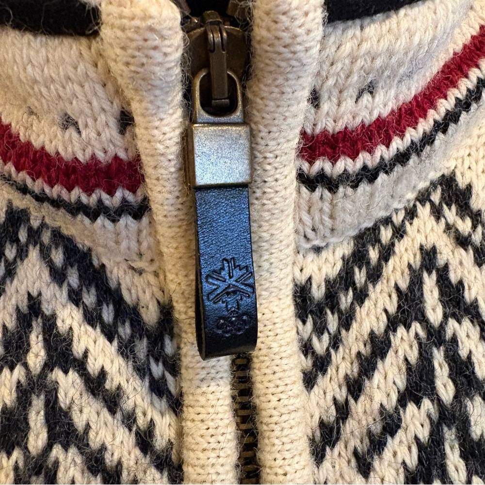 Dale of Norway 2002 SLC Olympic Sweater Full Zip Norwegian Wool Unisex Large - Picture 4 of 13